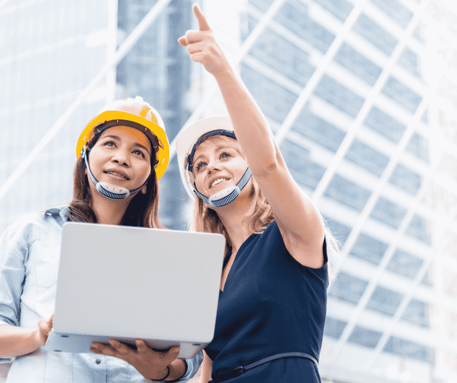 mujeres construcción supervisión